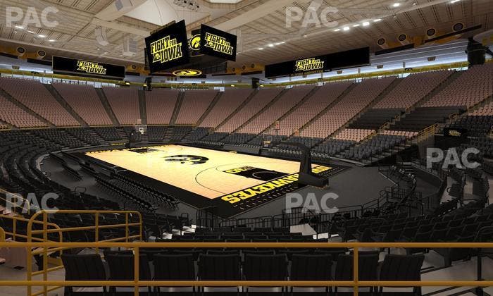 Carver-Hawkeye Arena - Section Jj Seat View