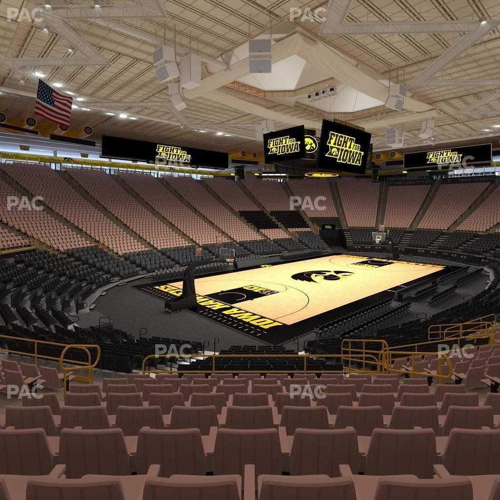 Carver-Hawkeye Arena - Section K Seat View