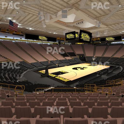 Carver-Hawkeye Arena - Section K Seat View