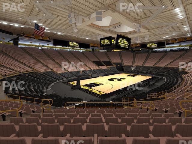 Carver-Hawkeye Arena - Section K Seat View