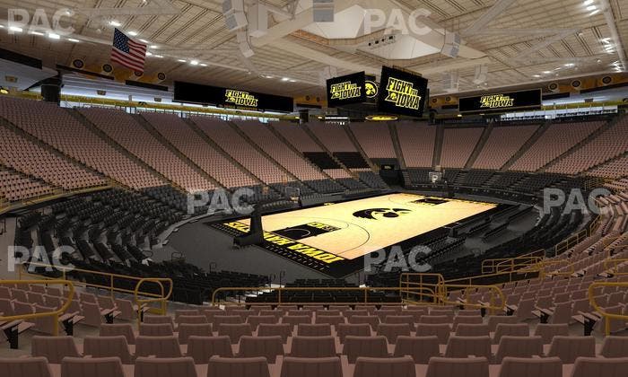 Carver-Hawkeye Arena - Section K Seat View