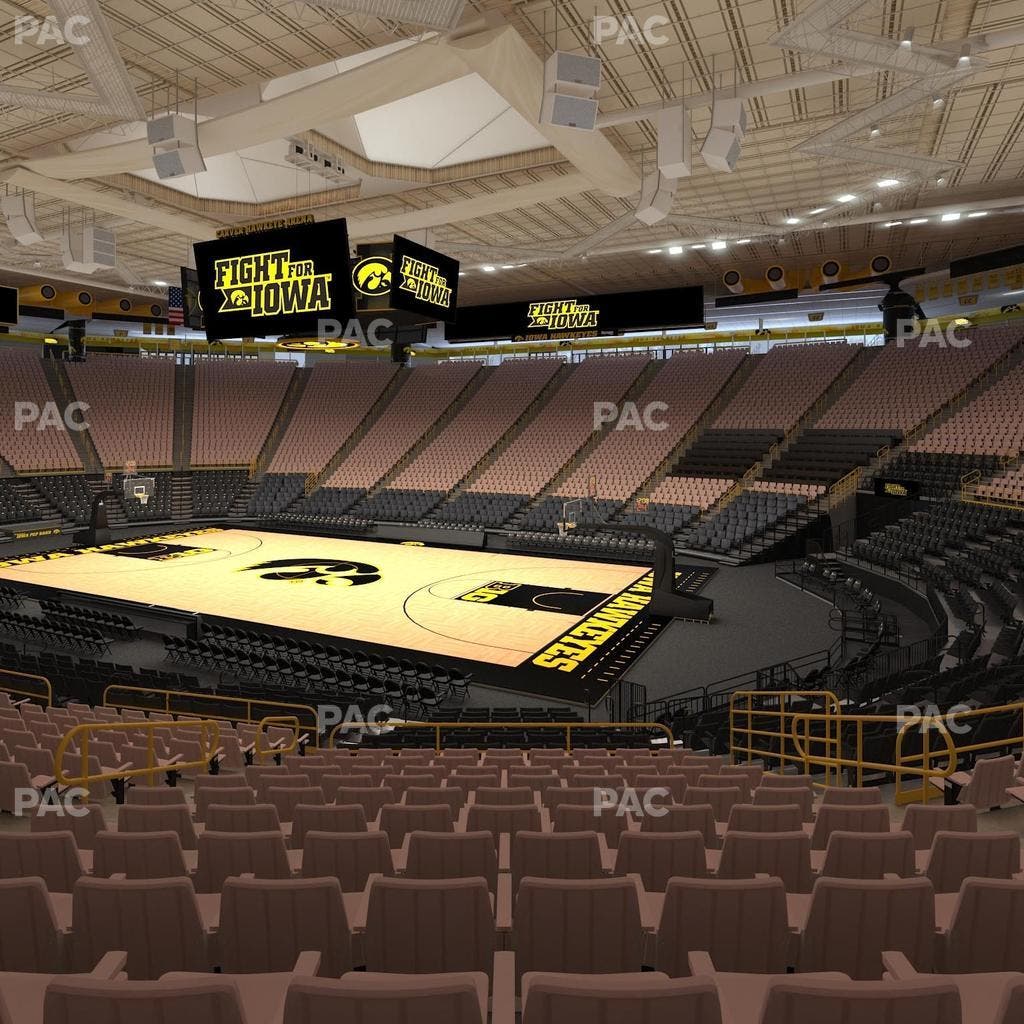 Carver-Hawkeye Arena - Section Kk Seat View