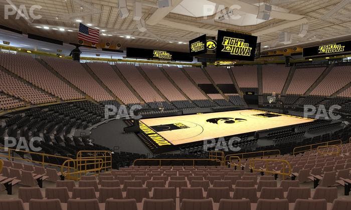 Carver-Hawkeye Arena - Section L Seat View