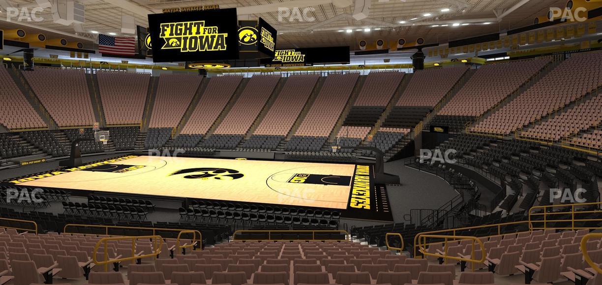 Carver-Hawkeye Arena - Section Ll Seat View