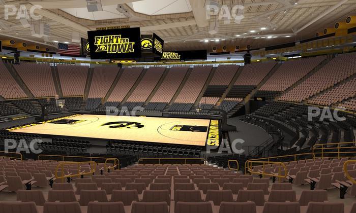 Carver-Hawkeye Arena - Section Ll Seat View