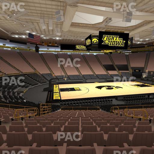 Carver-Hawkeye Arena - Section M Seat View
