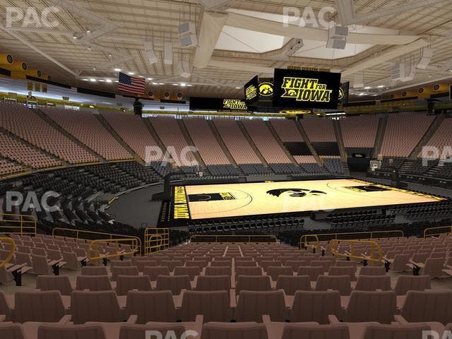 Carver-Hawkeye Arena - Section M Seat View