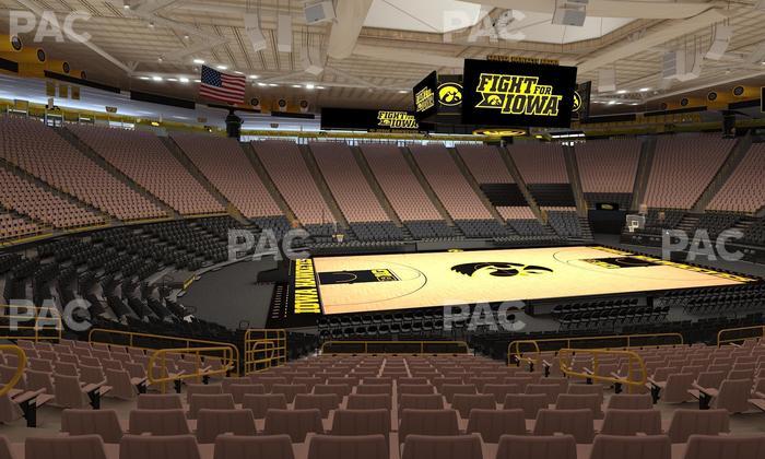 Carver-Hawkeye Arena - Section M Seat View