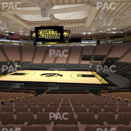 Carver-Hawkeye Arena - Section Mm Seat View