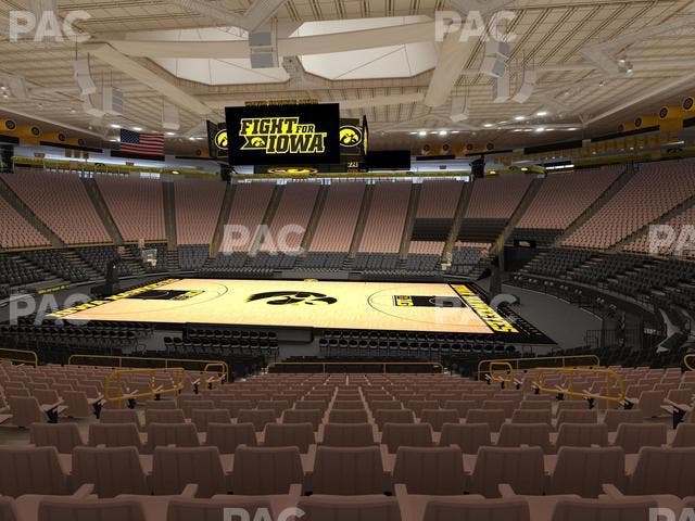 Carver-Hawkeye Arena - Section Mm Seat View