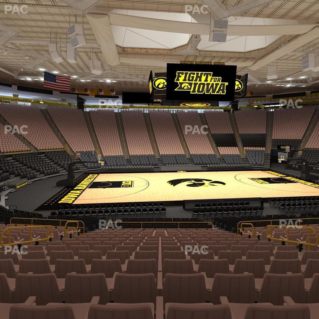 Carver-Hawkeye Arena - Section N Seat View