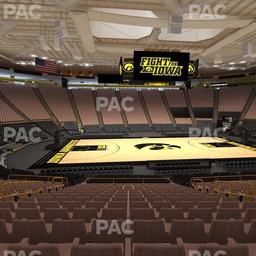 Carver-Hawkeye Arena - Section N Seat View