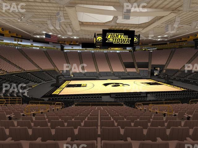 Carver-Hawkeye Arena - Section N Seat View