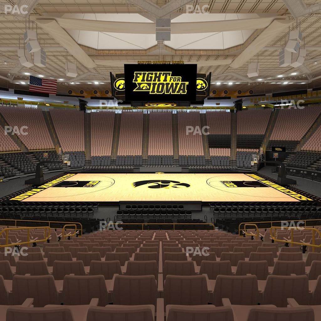 Carver-Hawkeye Arena - Section Nn Seat View
