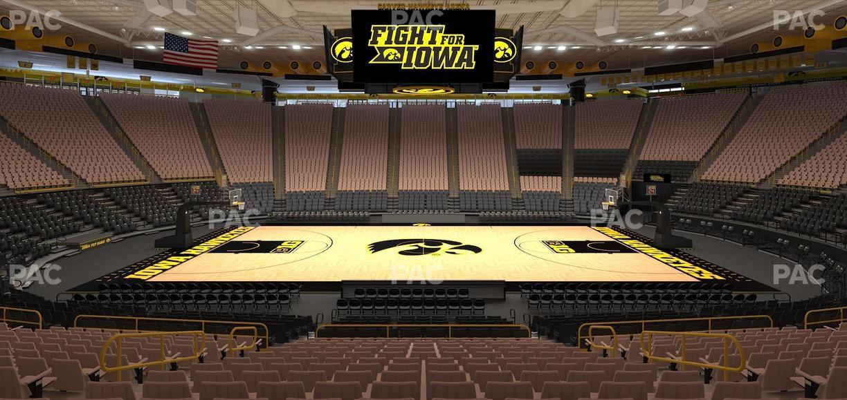 Carver-Hawkeye Arena - Section Nn Seat View