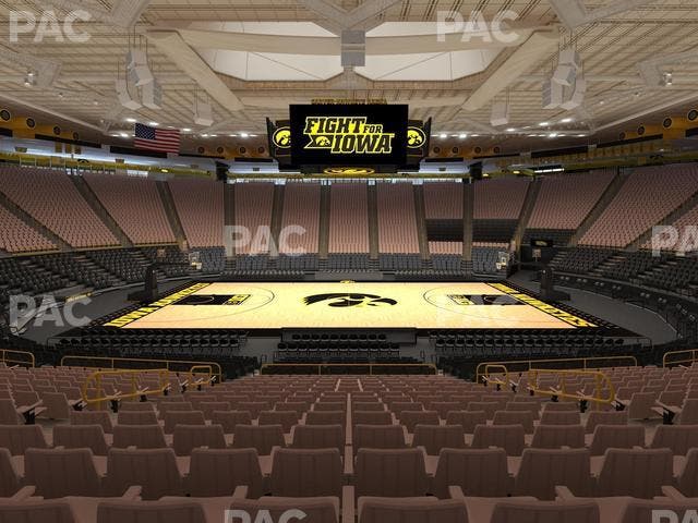 Carver-Hawkeye Arena - Section Nn Seat View