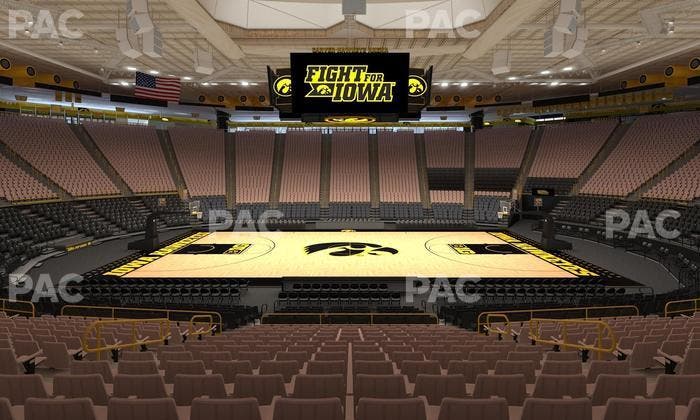 Carver-Hawkeye Arena - Section Nn Seat View