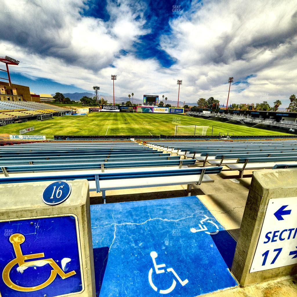 Cashman Field - Section 16 Ada Seat View