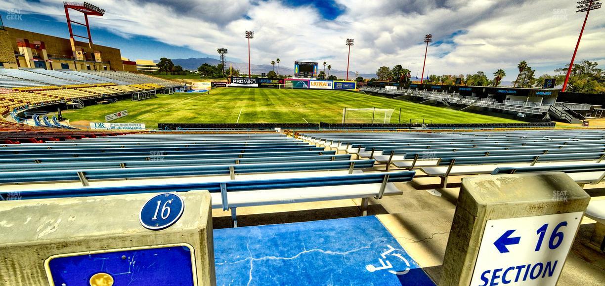 Cashman Field - Section 16 Ada Seat View