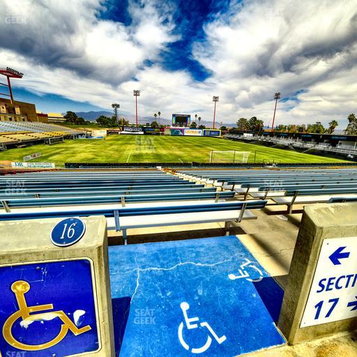 Cashman Field - Section 16 Ada Seat View