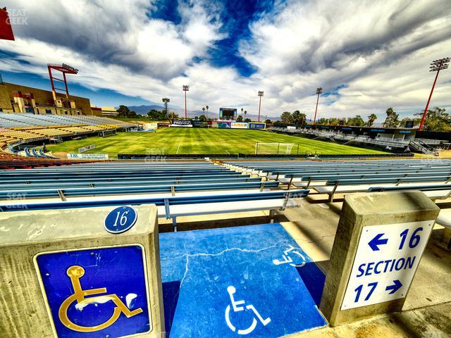 Cashman Field - Section 16 Ada Seat View