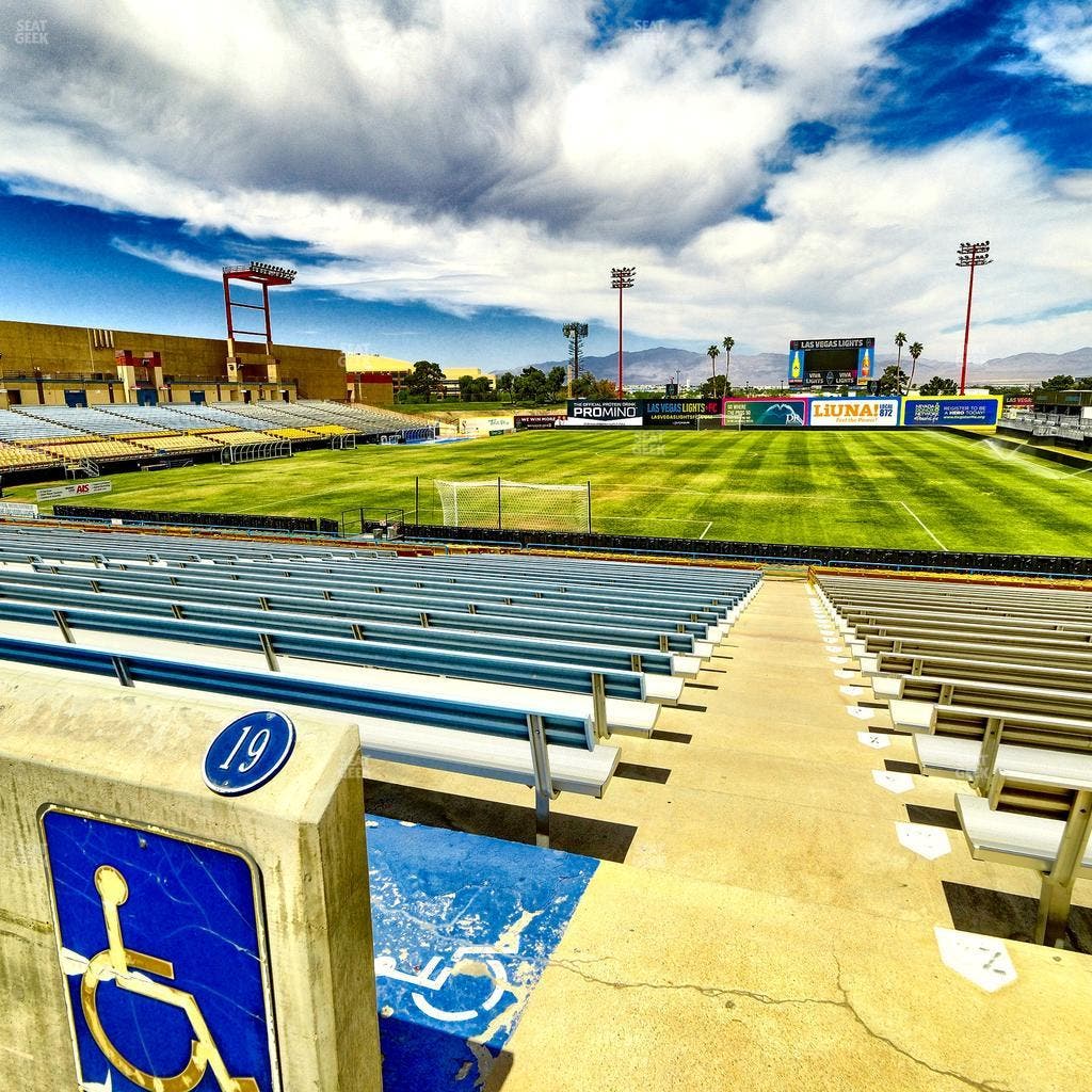 Cashman Field - Section 19 Ada Seat View