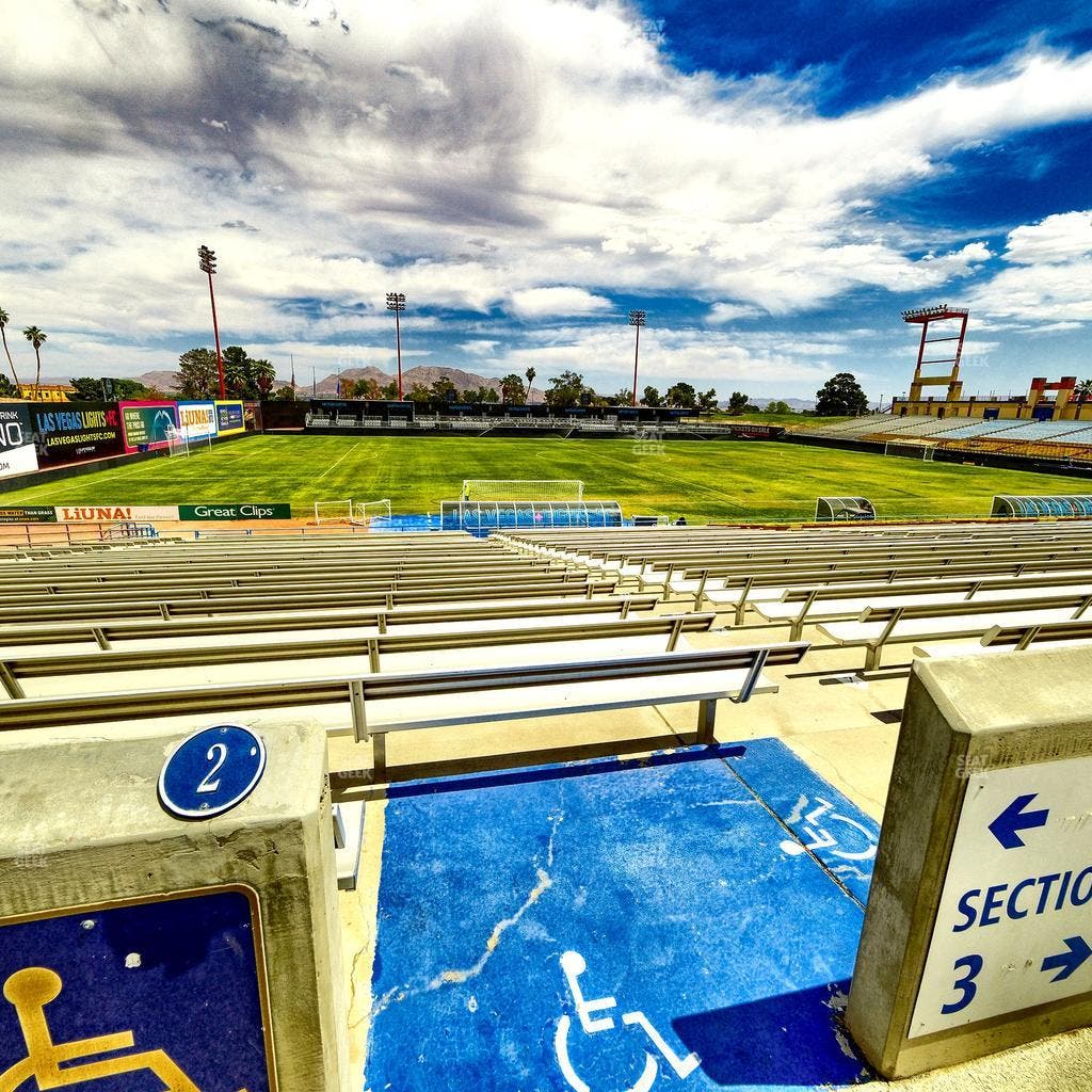 Cashman Field - Section 2 Ada Seat View