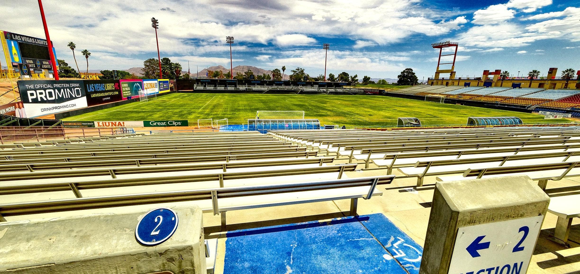 Cashman Field - Section 2 Ada Seat View