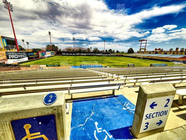 Cashman Field - Section 2 Ada Seat View