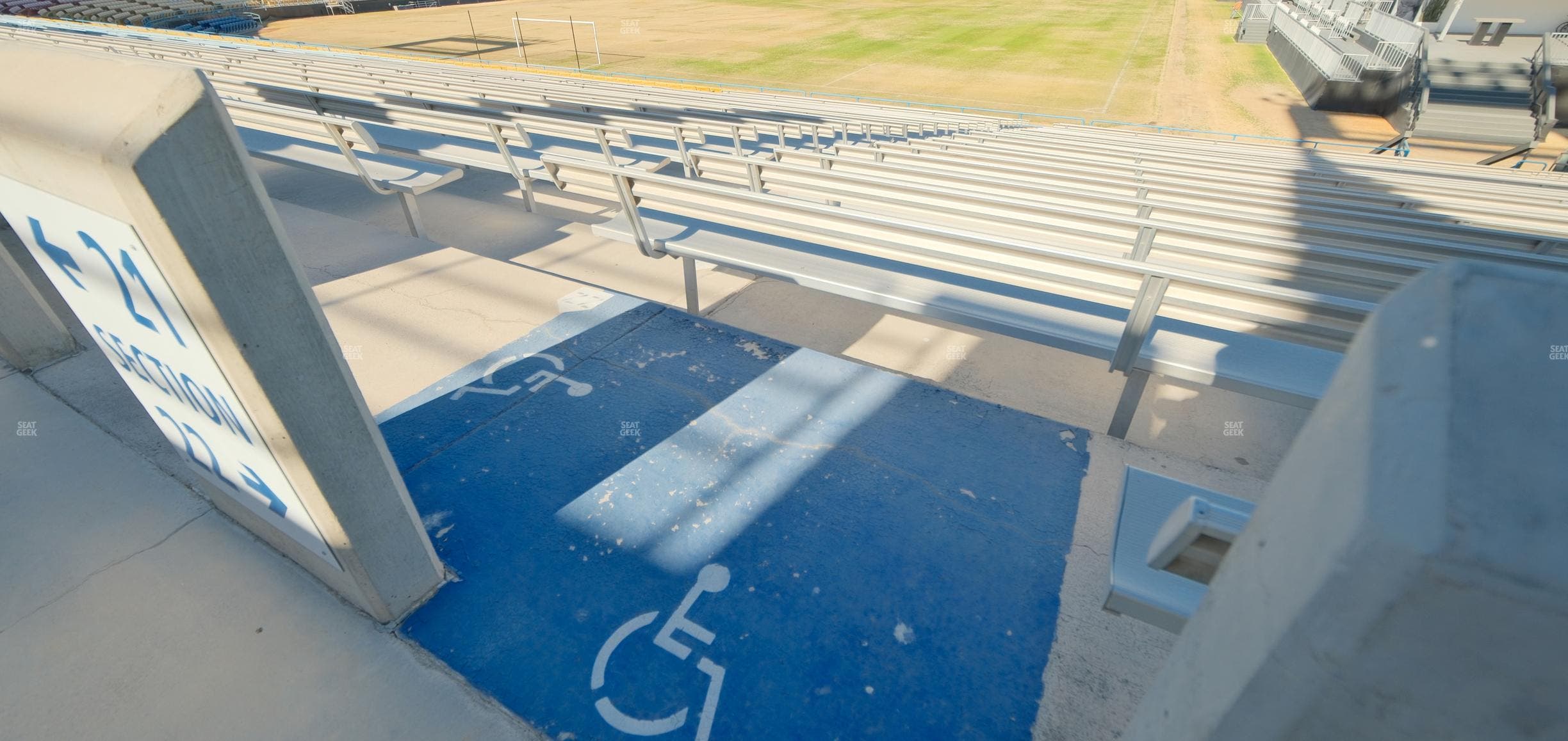 Cashman Field - Section 21 Ada Seat View