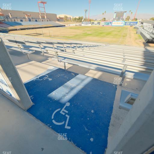 Cashman Field - Section 21 Ada Seat View