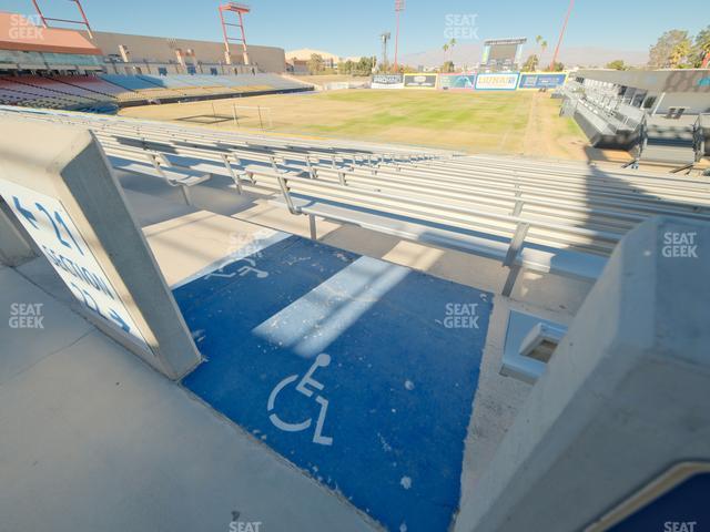 Cashman Field - Section 21 Ada Seat View