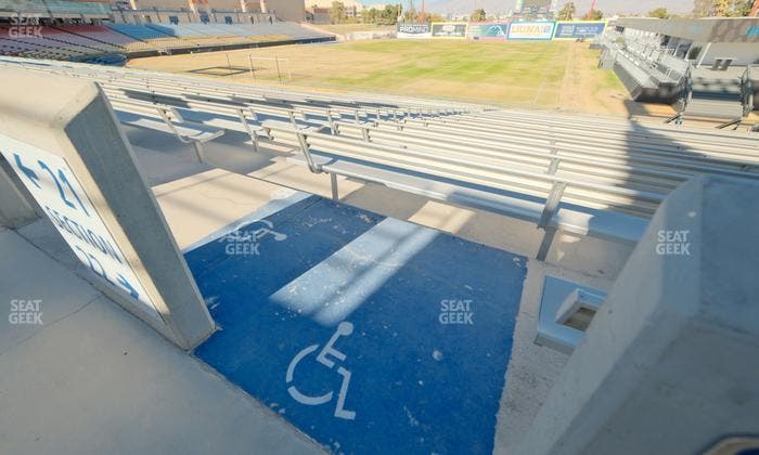 Cashman Field - Section 21 Ada Seat View