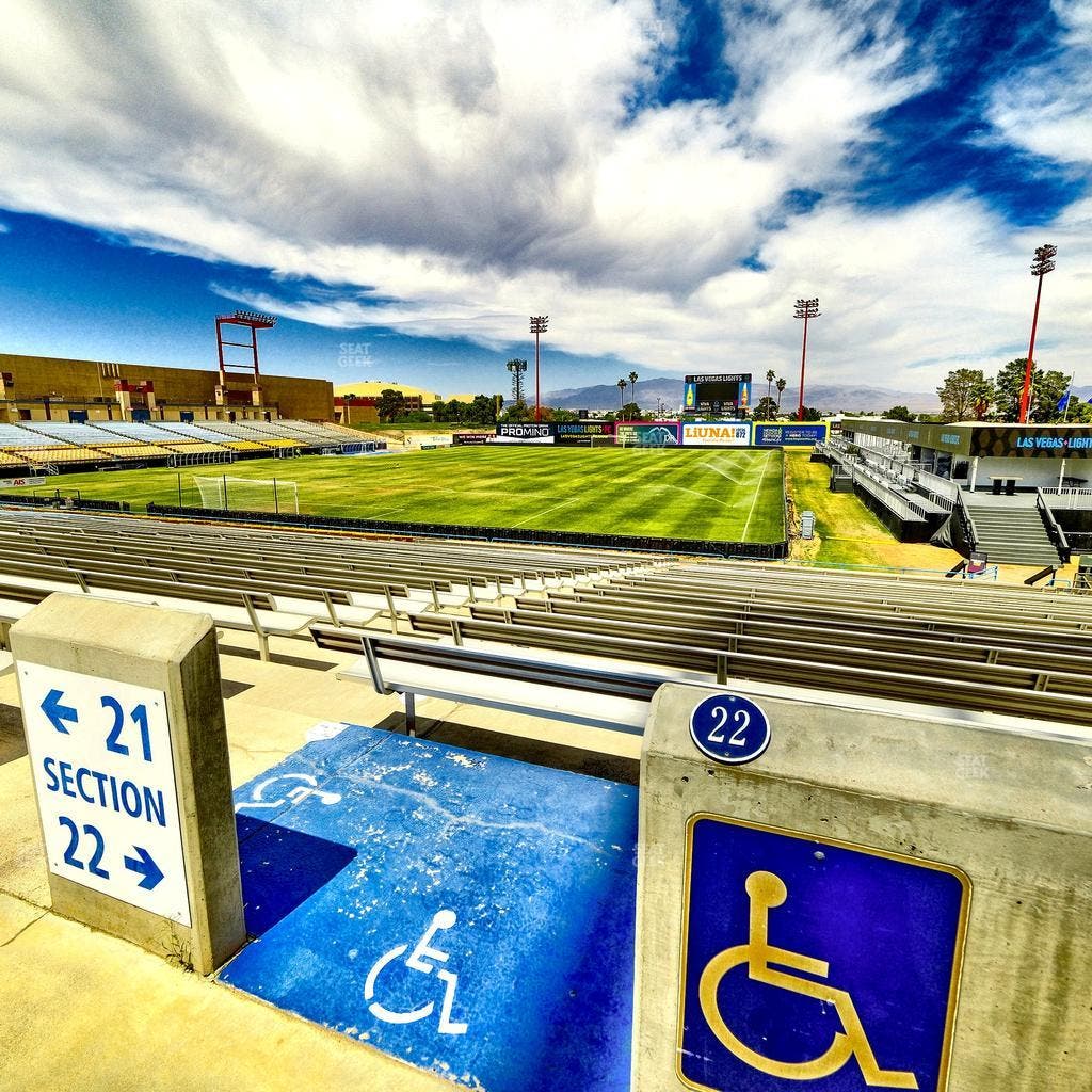 Cashman Field - Section 22 Ada Seat View