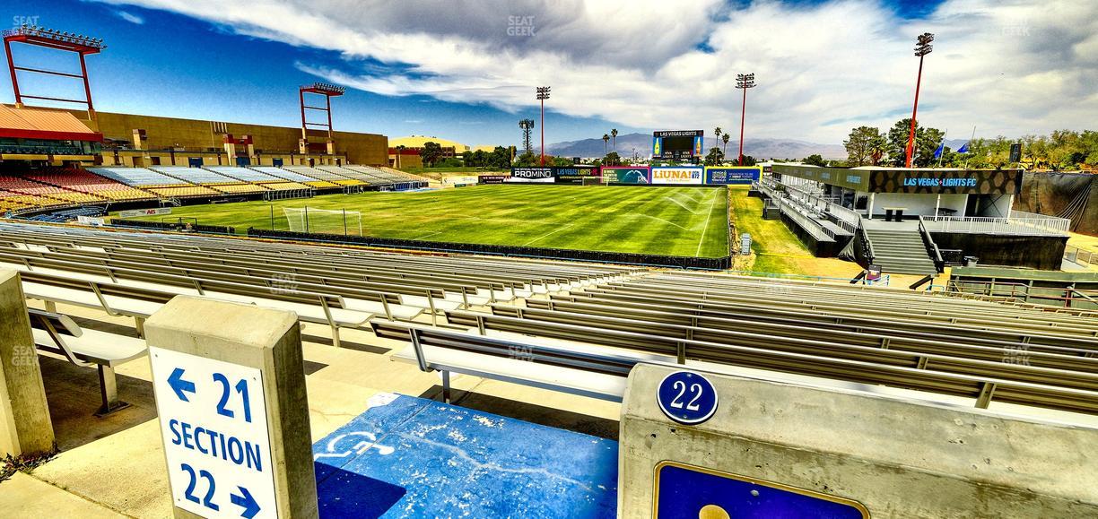 Cashman Field - Section 22 Ada Seat View