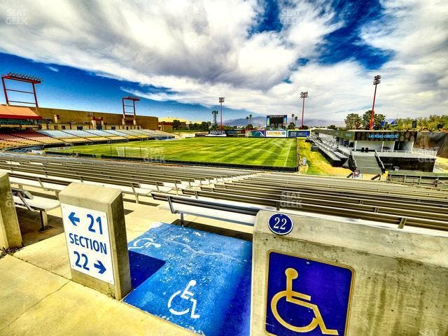 Cashman Field - Section 22 Ada Seat View