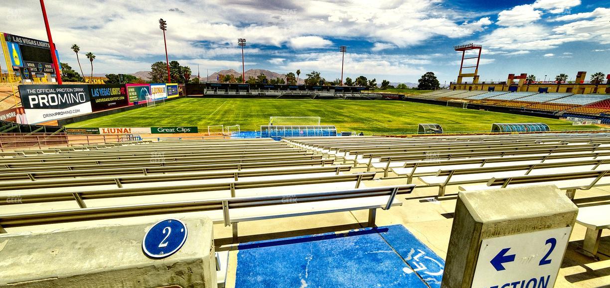 Cashman Field - Section 3 Ada Seat View