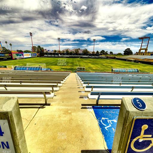 Cashman Field - Section 5 Ada Seat View