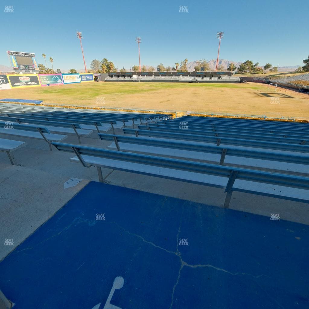 Cashman Field - Section 7 Ada Seat View