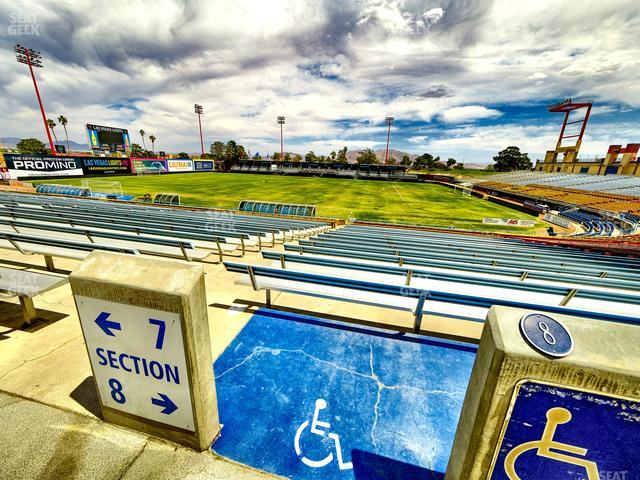 Cashman Field - Section 8 Ada Seat View