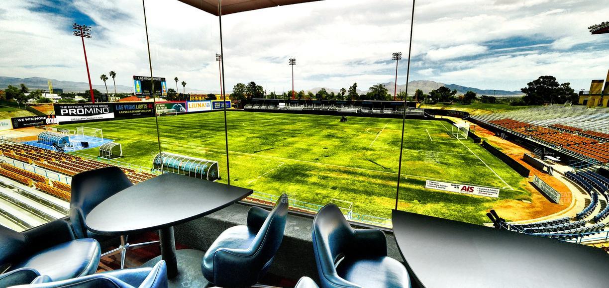 Cashman Field - Section Club Table 3 Seat View