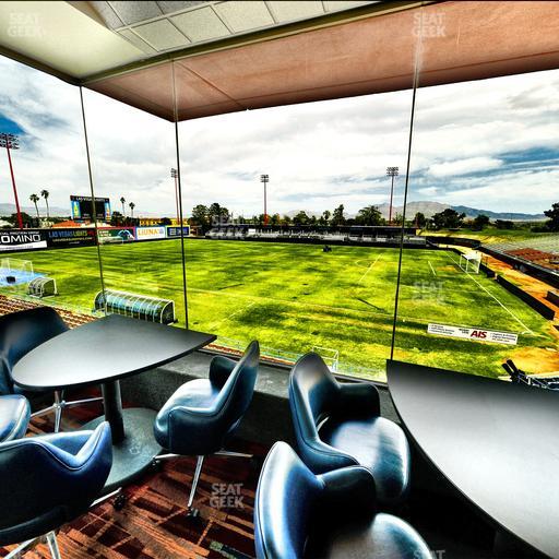 Cashman Field - Section Club Table 3 Seat View