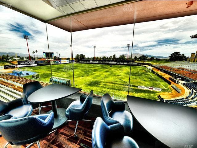 Cashman Field - Section Club Table 3 Seat View