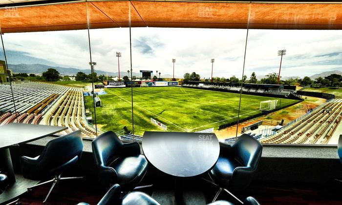 Cashman Field - Section Club Table 6 Seat View