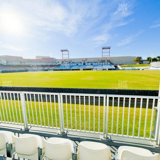 Cashman Field - Section Premium Sideline Seat View