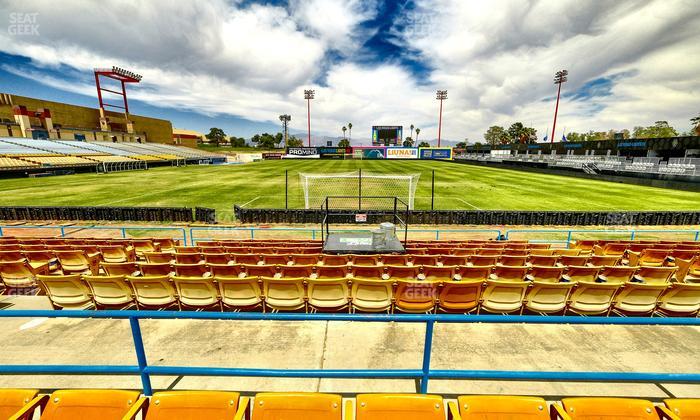 Cashman Field - Section Supporters Section Seat View