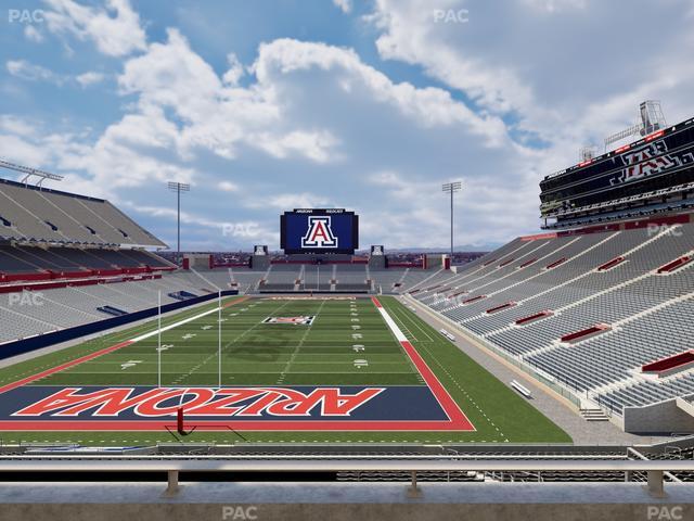 Casino Del Sol Stadium - Section Sands Club 121 Seat View