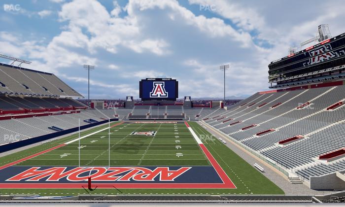 Casino Del Sol Stadium - Section Sands Club 121 Seat View