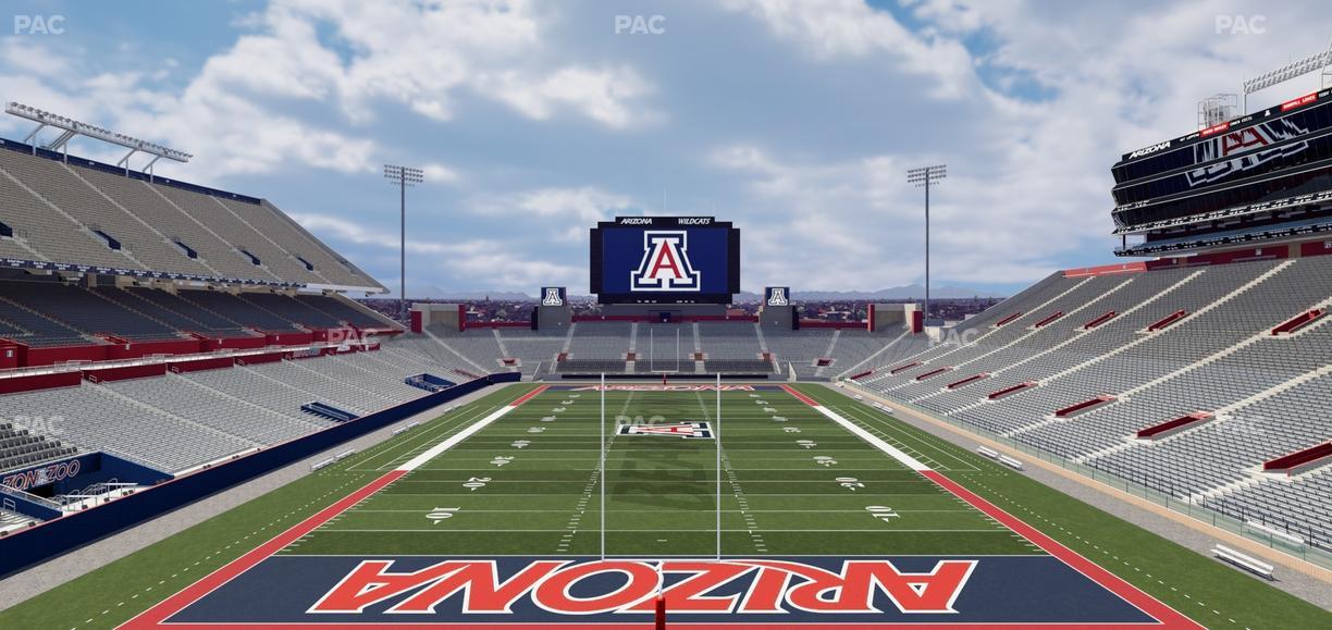 Casino Del Sol Stadium - Section Sands Club 123 Seat View