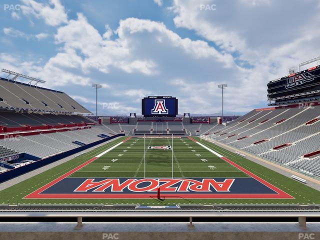 Casino Del Sol Stadium - Section Sands Club 123 Seat View